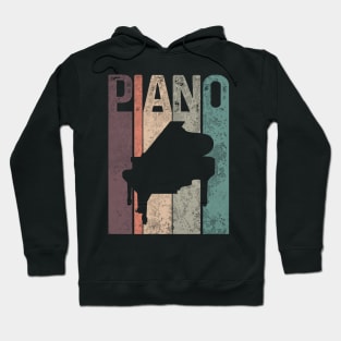 Retro Piano Pianist piano lovers Hoodie